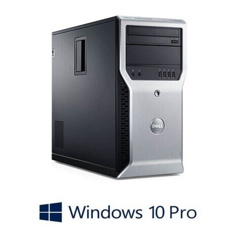 Workstation Dell Precision T1600, E3-1245, Quadro 600, Win 10 Pro